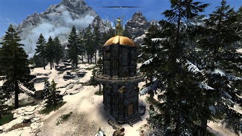 Levelers tower skyrim  a house that travels through space? yessir