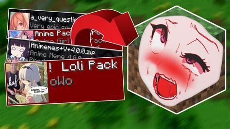 Lewd minecraft texture pack  Please use this pack with caution