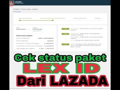 Lex id tracking  Bước 1: Lấy mã vận đơn của đơn hàng Lazada