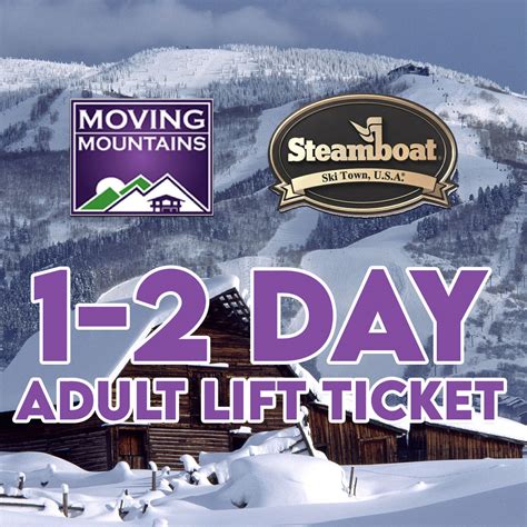 Lift tickets steamboat  With an adult (age 13+) Scenic Gondola Ride ticket
