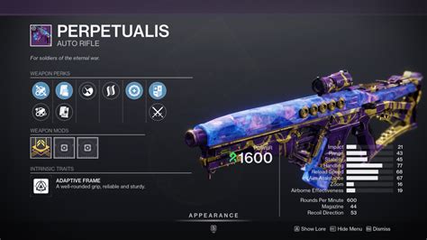 Light.gg perpetualis  Equip this shader to change the color of your gear