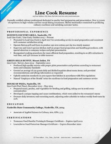 Line cook resume sample  The average cook/dietary aide resume is 0