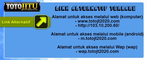 Link alternatif totaljitu  TWITTER TOLEJITU