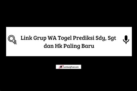 Link grup wa togel 2023  Senin, 27 Nov 2023, 22:30 WIB