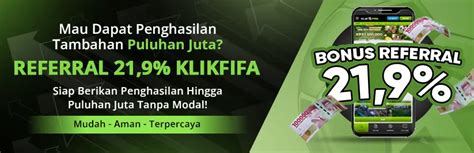 Link klikfifa  Menyediakan game poker, live casino, idnlive, slots dan sportbook paling lengkap dan aman