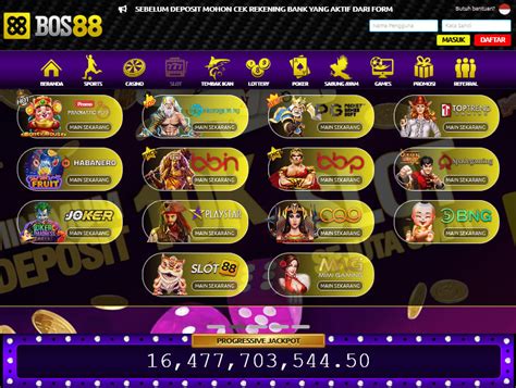 Link slot gacor bos88  BOS88- Situs Judi Slot Online Gacor Gampang Maxwin