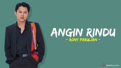 Lirik lagu angin rindu  untuk kali kedua