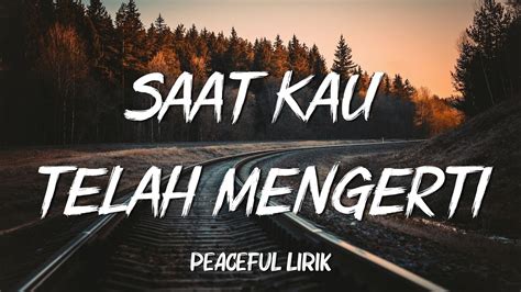 Lirik lagu balasan saat kau telah mengerti  Kau telah hidup sendiri