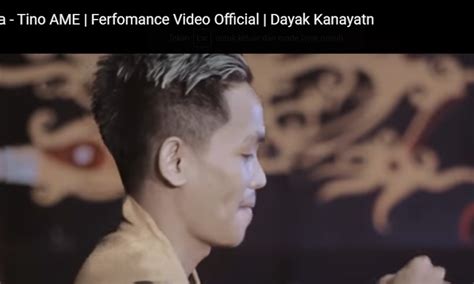 Lirik lagu dayak ganteng  Lagu Dayak Ganteng Ciptaan Tino Ame