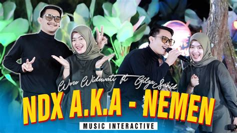 Lirik lagu gilga sahid nemen ndx aka  F G C tresnoku nomer siji