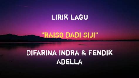 Lirik lagu raiso dadi siji dan artinya  Teteg Ati - Damara De