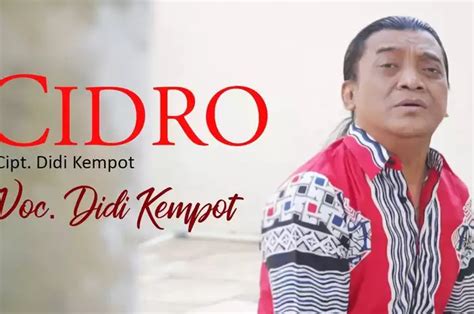 Lirik ojo cidro  JAKARTA, KOMPAS