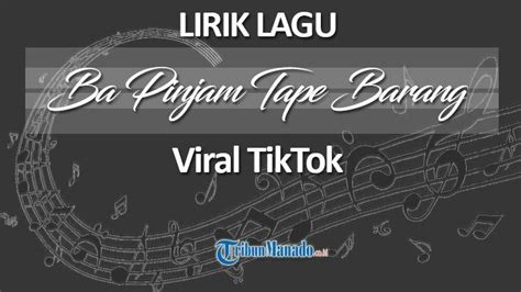 Lirik pinjam tape barang  lirik aesthetic | #fyp#trend