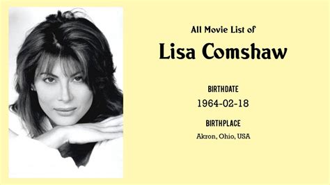 Lisa comshaw movies  Diego: Steve Ginzburg