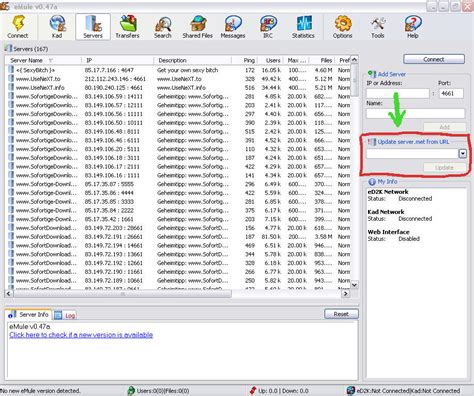 Lista server emule 2009  En ella tenemos que marcar los siguientes campos: Auto