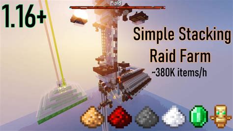 Litematica raid farm If you understand subchunks and keep it aligned to subchunks in the same way then you can move stacking raid farms up and down
