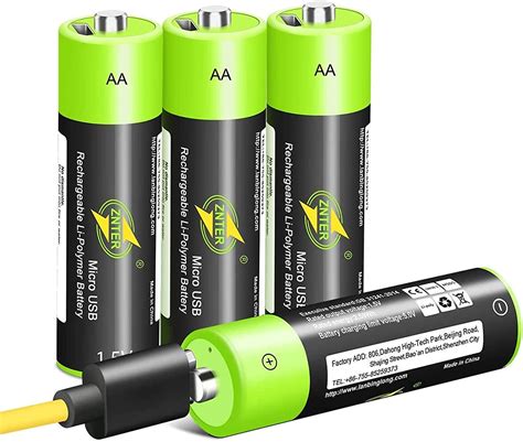 EBL 7.4V 2200mAh Lithium-Ion Rechargeable Batteries for Electronics, Toys