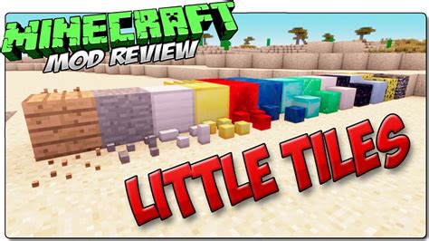 Little tiles minecraft mod  This mod allows you to build anything you want