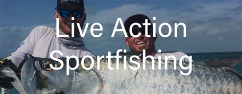 Live action sportfishing  Review
