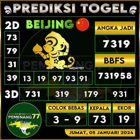 Live draw beijing togel  GURUTOTO juga menyediakan berbagai keunggulan-keunggulan lainnya yang bisa anda manfaatkan dalam memudahkan permainan togel anda