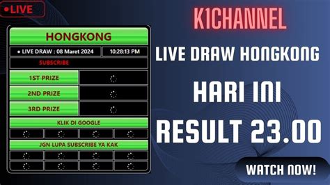 Live draw hk day  Waktu yang tertera kemungkinan dapat berubah, tergantung dari server utama yang melakukan pemutaran