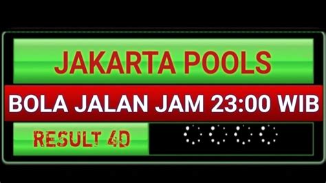 Live draw jakarta pools 4d hari ini  china