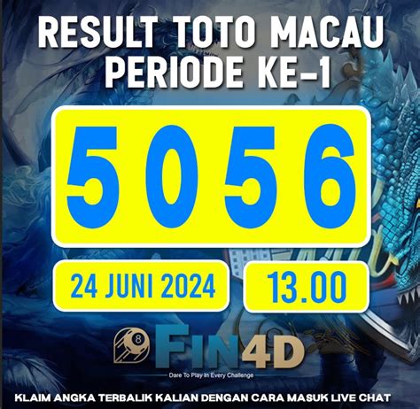 Live draw macau 4d 5d angka main toto macau 5d, 2 putaran result prediksi toto macau 5d jam 3 sore, 12 desember 2023Jadi satu-satunya cara untuk anda mengetahui result macau adalah melalui situs live draw ini