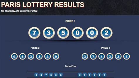 Live draw paris lottery PARIS LIVE DRAW REESULT :- 28/09/20211