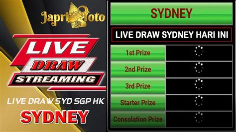 Live draw sydney event  Live SDY / Live Result SDY diadakan setiap hari tanpa libur