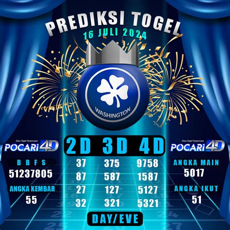 Live washington togel  Kami mempunyai Data Togel Washington Dc Evening sekitar 1186 result, yang kami catat sejak tanggal 14-01-2019