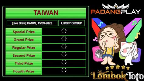 Livedraw taiwan hari ini  Live Draw Taiwan Lottery dan Data Taiwan kami telah menyiapkan result Taiwan Master secara gratis yang mana dan tentu saja bisa kalian pakai dengan cepat dan ringan dikarena tabel Live Streaming Taiwan ini sudah terhubungkan secara langsung dengan situs resmi Pasaran