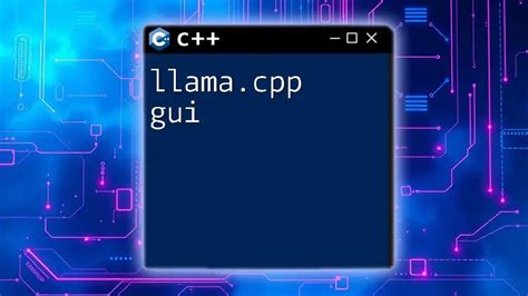 Llama cpp gui 