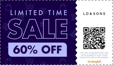 Lo and sons discount code  15% Off