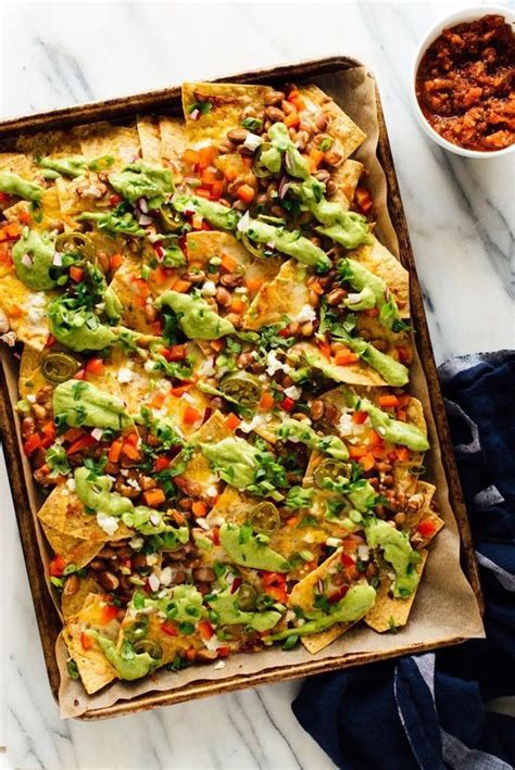 Loaded veggie nachos p3  Remove from heat and stir in the cheese