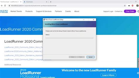 Loadrunner 2020 community edition download 1