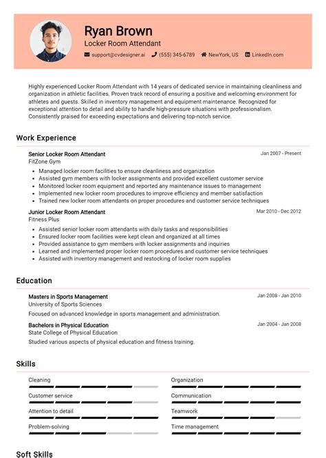 Locker room attendant resume examples  Nursing Psychology Mathematics Healthcare +54