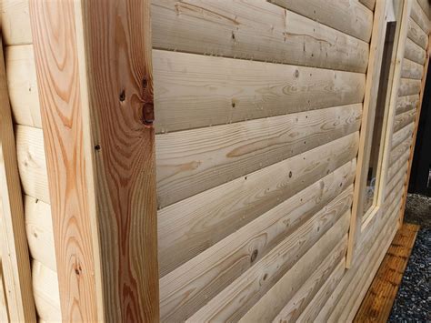 Log lap cladding jewsons Western Red Cedar timber cladding is still popular for adding extra character to existing buildings and cladding timber framed structures