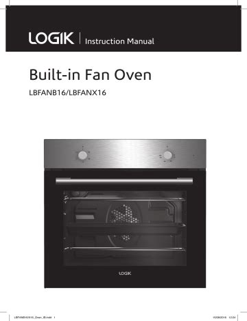 Logik lbfanx16 manual  No Heat in Oven
