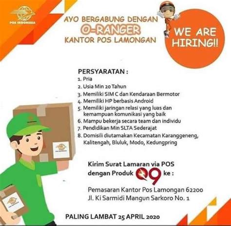 Loker poskota hari ini blogspot