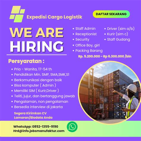 Loker supir jakarta barat  Tersedia banyak lowongan kerja Supir Internship Jakarta Desember 2023 terbaru hari ini