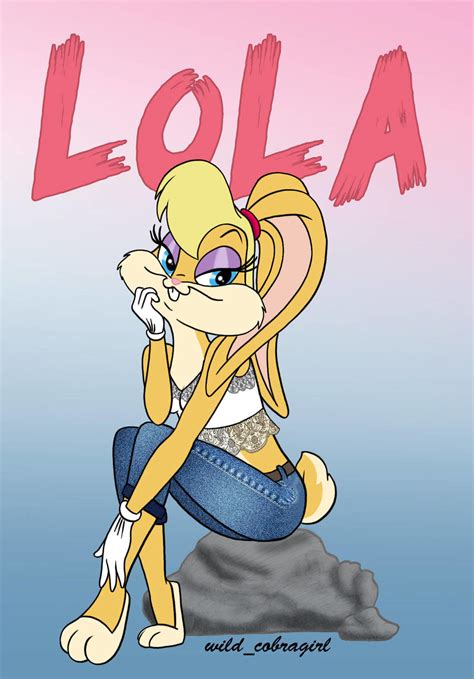 Lola_sweet_bunny  She is a very attractive, unbearably beautiful and insanely sexy female tomboy anthropomorphic rabbit and has been established as having a romantic involvement with Bugs Bunny, as well as being his main love interest and girlfriend