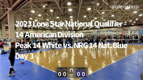 2024 Lone Star National Qualifier-Peak 14 White vs. NRG 14