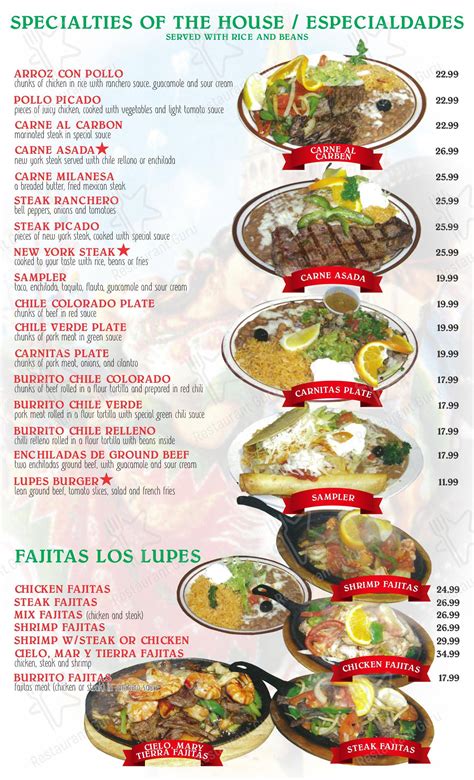 Los lupes taqueria menu  Come join us! The #HappiestHOurs starts now, come and enjoy these specials: 弄 House