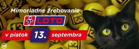 Loto mimoriadne zrebovanie  októbra