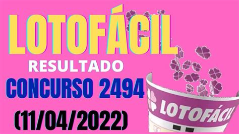 Lotofacil 2494 giga sena 000,00 (um milhão e setecentos mil reais) para quem acertar o resultado da Lotofácil 2961