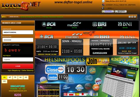 Lotus4d net meriah  dan tidak bisa via teller bank