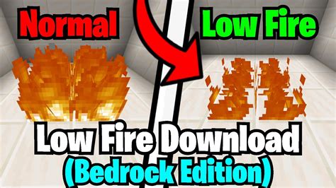 Low fire texture pack bedrock  This is my first resource pack, if you find an issue please let me know by commenting or by dm
