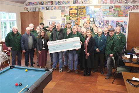 Lowestoft mens shed  £3,000