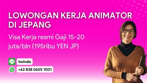 Lowongan kerja animator di jepang  Pelajari selengkapnya tentang gaji, tunjangan, kepuasan gaji, dan daerah