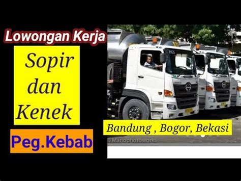 Lowongan kerja kenek mobil box bandung  - Mempunyai Tenaga Kuat Persyaratan : Pendidikan